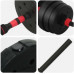 vidaXL Zestaw hantli 4 w 1 Black i red 121 x 19,5 x 19,5 cm