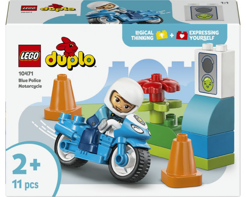 LEGO Duplo Niebieski motocykl policyjny (10471)