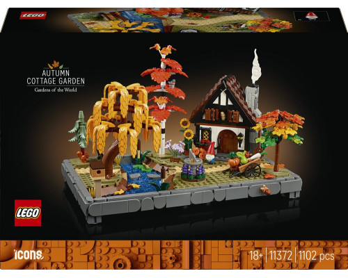 LEGO Icons Jesienny ogród z chatką (11372)