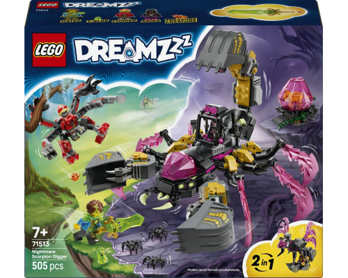 LEGO DREAMZzz Koszmarna skorpionowa koparka (71513)