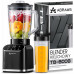 goblet Abrams BLENDER KIELICHOWY SZKLANY 1,5L MIKSER DO SMOOTHIE KOKTAJLI OSTRZA TYTANOWE