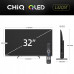 CHiQ L32QST TV 32", QLED, Full HD, Google TV, Frameless, Dolby Audio, dbx-tv, HDR 10