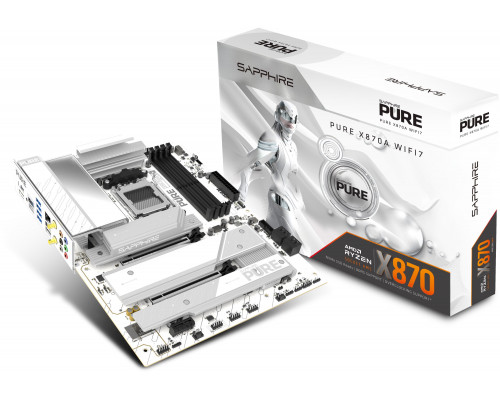 SAPPHIRE PURE X870A WIFI7 1xHDMI 1.4 1xDP 1.2