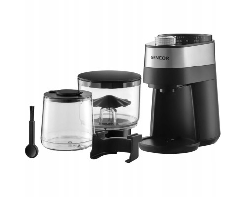 Sencor SCG 5060BK z 30 ustawieniami mielenia 140W