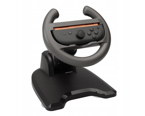 YAXO Stand with  handlesem for Joy-Con RACING SET for NS/NS2 Techno Black