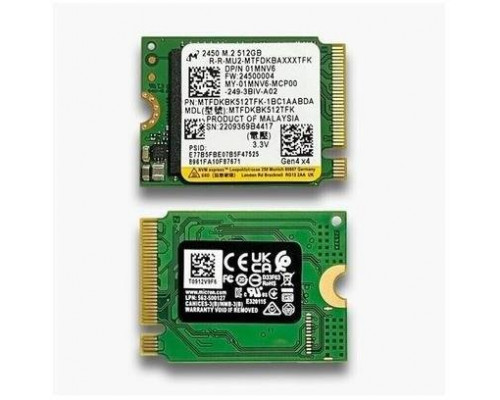 512GB M.2 2280 PCIe 4.0 NVMe