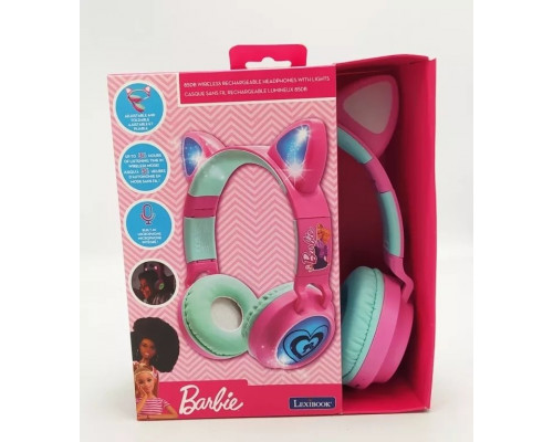 Barbie Cat’s ears shape wireless rechargeable headphones with lights