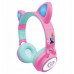 Barbie Cat’s ears shape wireless rechargeable headphones with lights