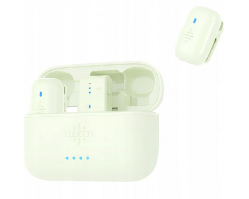 2x Mini Bezprzewodowy Krawatowy 100m Do Telefonu Usb Type-c Usb-c / Minipods K2 / Green