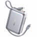 Awei C03 20000mAh 45W          USB-A/USB-C + kable Lightning/USB-C silver
