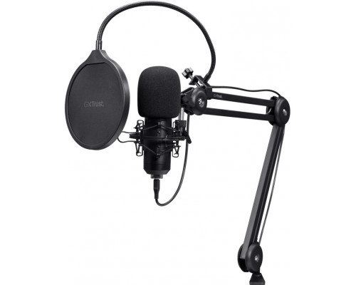 Trust GXT270 Emita II+ czarny - z statywem 25770 (8713439257700)