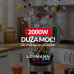 BLENDER KIELICHOWY SZKLANY Lehmann Senso 2000 DO SMOOTHIE KOKTAJLI BIDONY KRUSZY LÓD MŁYNEK XL