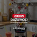 BLENDER KIELICHOWY SZKLANY Lehmann Senso 2000 DO SMOOTHIE KOKTAJLI BIDONY KRUSZY LÓD MŁYNEK XL