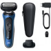 Braun 62-B1200s foliowa Przycinarka Black, Blue