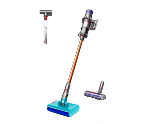 Dyson V10 Submarine Odkurzacz stojący 2 w 1 Bateria Suchy i Mokry Bez worka 0,76 l Miedziany, Szary