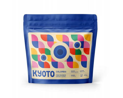 KYOTO - kawa ziarnista Kolumbia Pink Bourbon Washed Anaerobic Filter 250 g