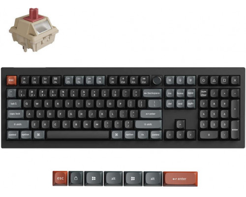 Keychron V6 Ultra 8K Keychron Silk POM Switch Red (V6U-D1)