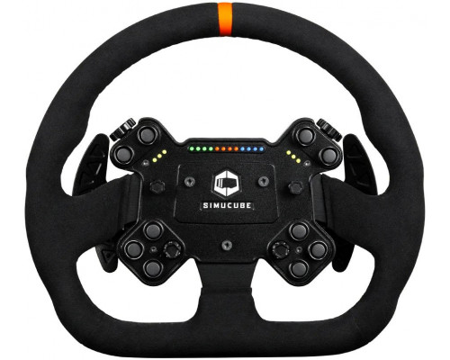 Simucube Valo GT-23 SC3 Simracing-Lenkrad, 320 mm średnica, GT-Design, SC3-Quick-Release - black, zamsz