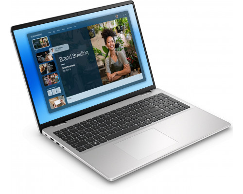 Laptop Dell 16 DC16251/ Core 5 -120U/16GB/512 SSD/16" FHD+/Intel UHD/FgrPr/WLAN + BT/US Kb/4 Cell/W11Home/ Platinum Silver/3yrs Prosupport