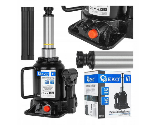 Geko Lift hydraulic post dwustopniowy- niski 4T (4)