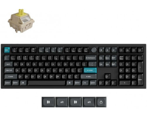 Keychron KEYBOARD WRL Q6 ULTRA/BLACK Q6U-M4 KEYCHRON Q6U-M4 (4894979048622)