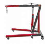 Forcekraft Żuraw workshop 2t hydraulic składany lift (max. dł.wysięgnika: 1500mm, podnoszenia 2300mm) (2 paczki)