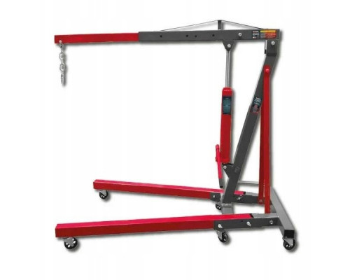 Forcekraft Żuraw workshop 2t hydraulic składany lift (max. dł.wysięgnika: 1500mm, podnoszenia 2300mm) (2 paczki)