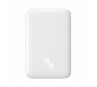 Baseus Baseus Airpow 6000mAh 20W  kablem Baseus Simple USB-C (20V/3A) 30cm - White