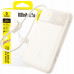 Baseus Baseus EnerFill FC11 10000mAh 22.5W  wyświetlaczem cyfrowym i dwoma wbudowanymi kablami - beżowy
