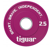 Tiguar Plate frakcyjny gumowy TIGUAR olympic 50 mm 2.5 kg