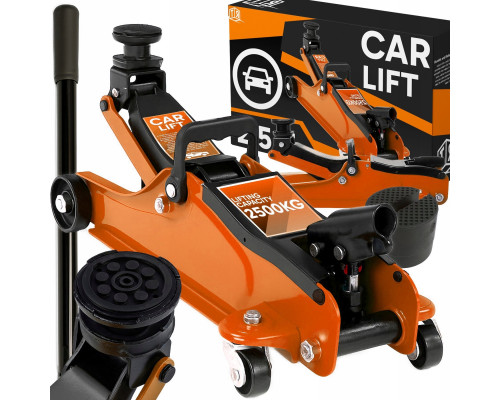 Retoo PODNOŚNIK SAMOCHODOWY HYDRAULICZNY WARSZTATOWY LEWAREK ŻABA 2,5T 380 mm