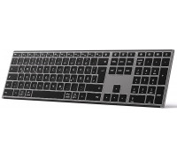 Inateck inateck Keyboard, ergonomic design, QWERTZ szary