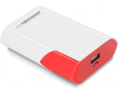 Esperanza Boson 6000mAh Biało-Red