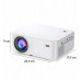 QIKtech RZUTNIK PROJEKTOR SMART TV WIFI FULL HD 4K 9000lm LCD LED BLUETOOTH ANDROID (biały)