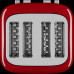 KitchenAid KitchenAid 5KMT4109EER 7 4 kaw. 1640 W Red, Stal nierdzewna