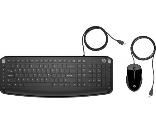 HP Pavilion KEYBOARD AND MOUSE 200 klawiatura Uniwersalne USB Black