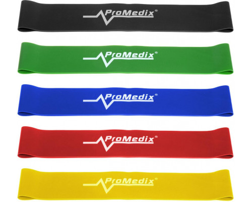 ProMedix Flex melns zaļš dzeltens sarkans zils