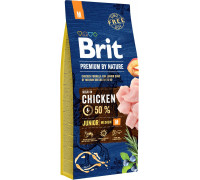 Brit Premium By Nature Junior Medium M 15 kg