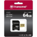 SD  Transcend 500S MicroSDXC 64 GB Class 10 UHS-I/U3 V30 (TS64GUSD500S)