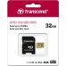 SD  Transcend 500S MicroSDHC 32 GB Class 10 UHS-I/U3 V30 (TS32GUSD500S)