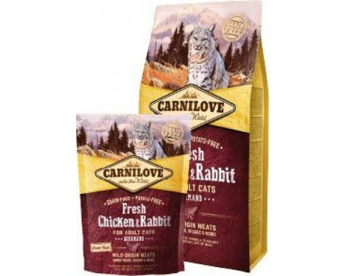 Carnilove Carnilove Cat Fresh Chicken & Rabbit Gourmand - chicken and rabbit 400g