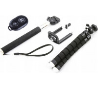 Selfie nūjiņa Xrec 4w1 / Elastīgs statīvs / Pults / Monopods / Turētājs telefonam / viedtālrunim