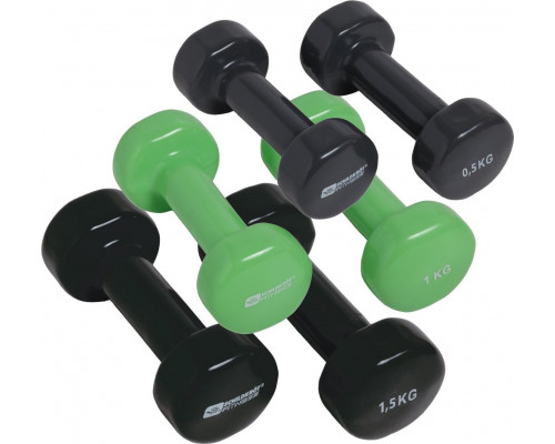 Schildkrot dumbbells Z0715 vinyl 6 x Various types of loads included