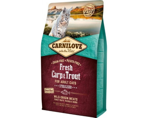 VAFO PRAHS CARNILOVE CAT FRESH 6KG CARP&TROUT STERILISED