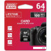 SD  GoodRam S1A0 MicroSDXC 64 GB Class 10 UHS-I  (S1A0-0640R12)