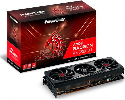 Power Color Radeon RX 6800 XT Red Dragon OC 16GB GDDR6 (AXRX 6800XT 16GBD6-3DHR/OC)