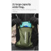 NorthFinder Kuprinė MotoWolf Light Green MB3LG, su integruota gertuve, 21 L