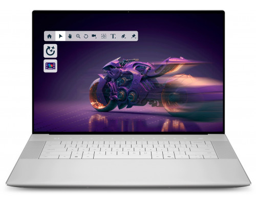 Laptop Dell DELL 16 Premium DA16250 Intel Core Ultra 9 285H Laptop 41,4 cm (16.3") Ekran dotykowy 4K Ultra HD 64 GB LPDDR5x-SDRAM 2 TB SSD NVIDIA GeForce RTX 5070 Wi-Fi 7 (802.11be) Windows 11 Pro Angielski Platyna