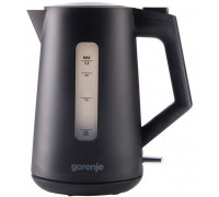 Gorenje Gorenje K17OPB | Kettle | Electric | 2200 W | 1.7 L | Plastic | 360° rotational base | Black