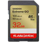SD  SanDisk Extreme GO SDHC 32 GB UHS-I/U3 V30 (SDSDXGN-032G-GNCIN)